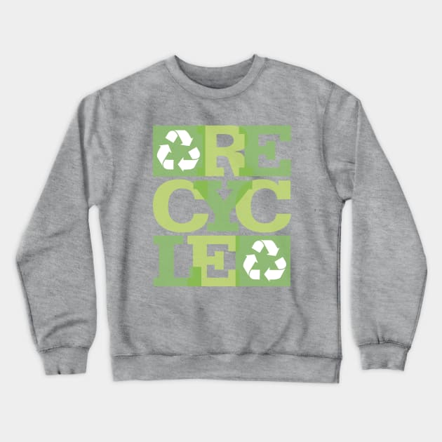 Recycle Crewneck Sweatshirt by oddmatter